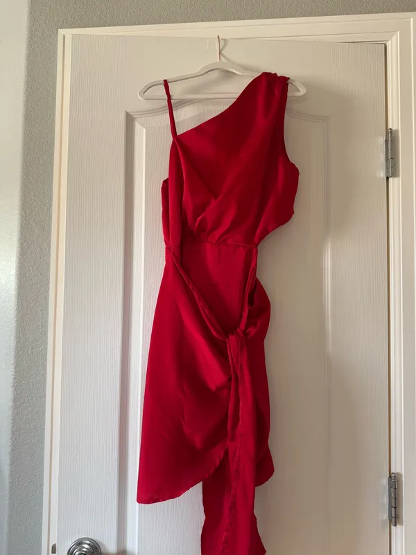 Hello Molly Colosseum Views Dress Red - Image 3