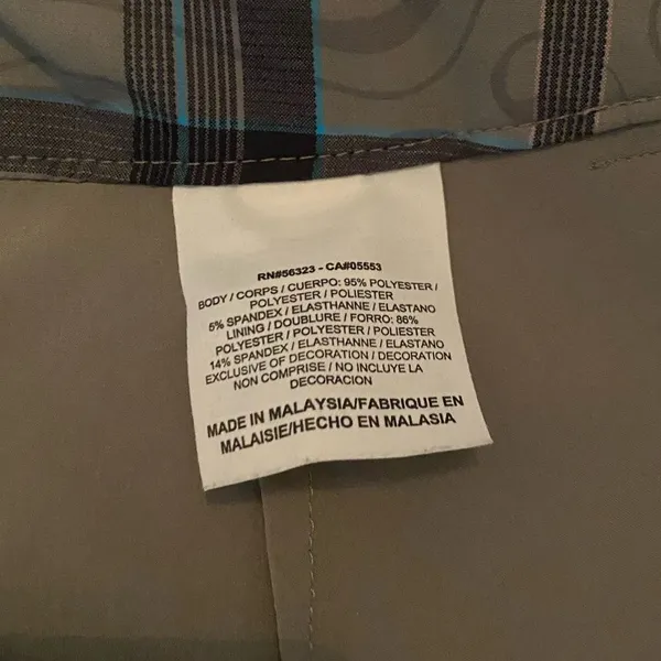 Nike Dri-Fit Plaid Skort Size 10 - Image 10