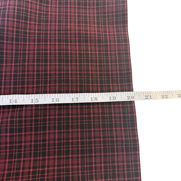 Madewell Red Black Plaid Boxy Top Medium Cuffed Sleeves Heritage‎ Twee Academia - Image 8
