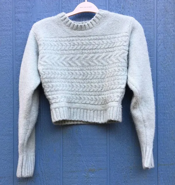 Women's Size Small Mint Green Sweater - Image 4