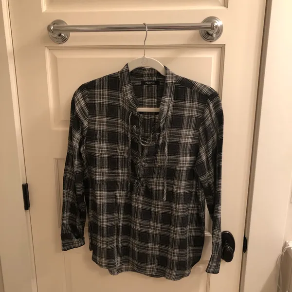 Madewell lace up flannel - Image 2