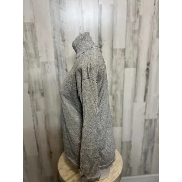 Gray turtle neck Silver Size XL - Image 3