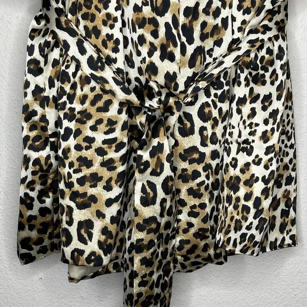 L&B Lucky & Blessed Strapless Animal‎ Print Shorts Romper - Image 3