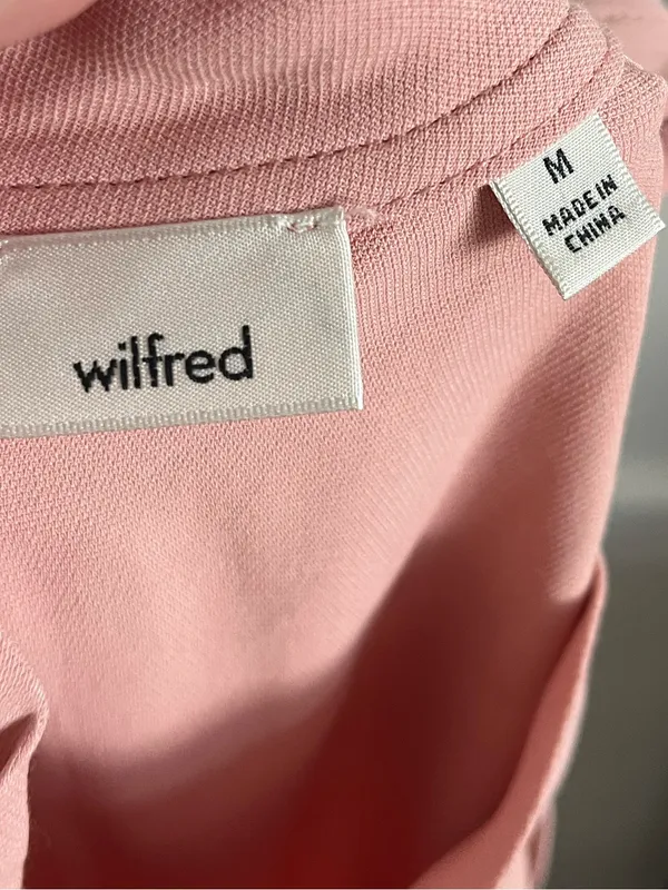 Wilfred • NWT Rose Pink Halluin Blouse High Neck Tank Top - Image 7