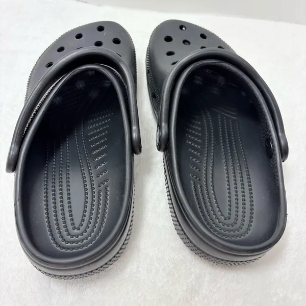 Crocs Classic Clogs Black Mens‎ Size 5Women’s Size 7 - Image 3