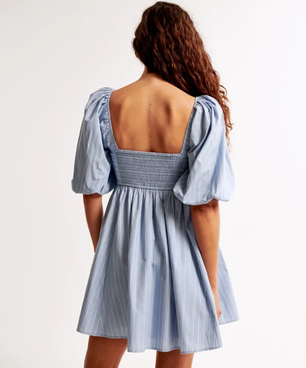 Abercrombie Emerson Puff Sleeve Dress Mini - Image 2