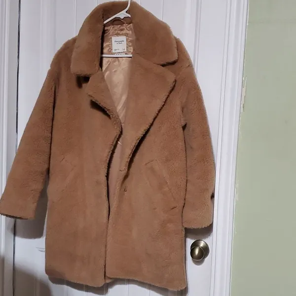 A&F Teddy Coat Size S - Image 4