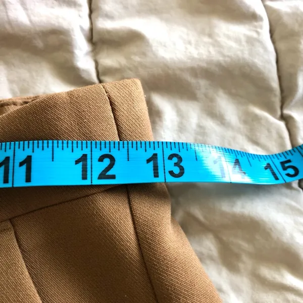 Abercrombie & Fitch Straight Leg Pants in Camel Tan - Image 6