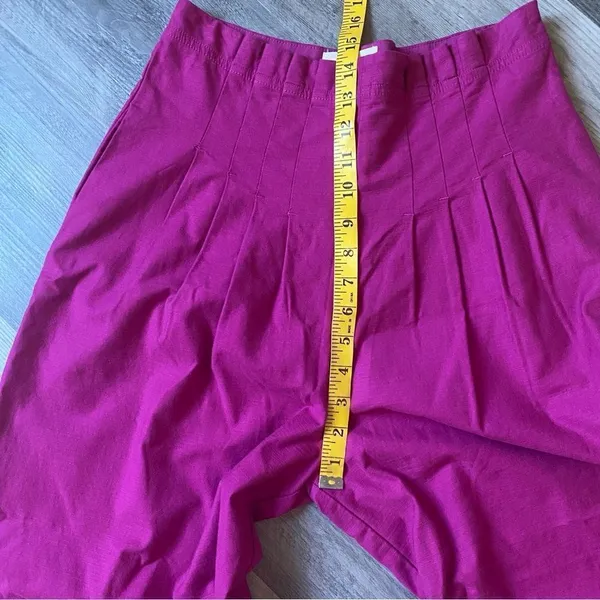Anthropologie High Rise Pleated Pants Orchid Purple Wide Leg 6 - Image 10