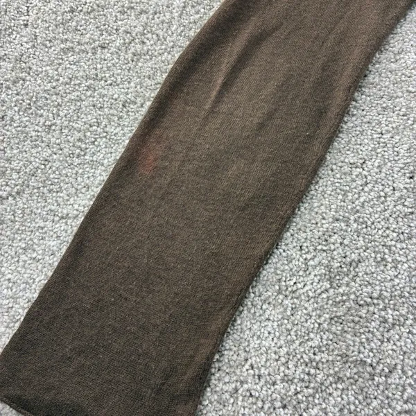 Sparrow Brown‎ Linen Cotton Blend Cardigan Sweater Ruffle Womens M Boho Chic - Image 11