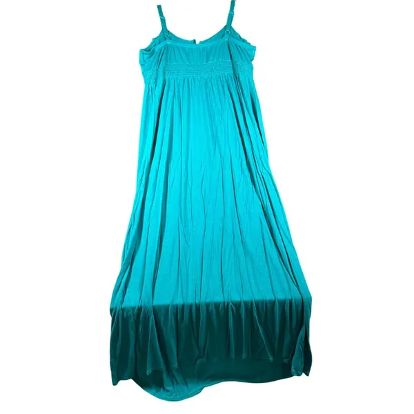 Old Navy Womens Maternity M Spaghetti Strap Tank Dress Pullover‎ V-Neck w Ruffle - Image 9
