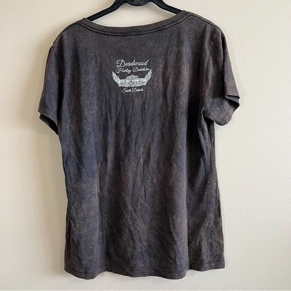 ✨ Harley Davidson Women’s‎ Black Brown South Dakota Top Large - Image 5