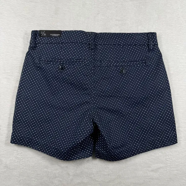 Liverpool Los Angeles Mood‎ Indigo Dot Trouser Shorts Navy Polka Dot 2/26 NEW - Image 14