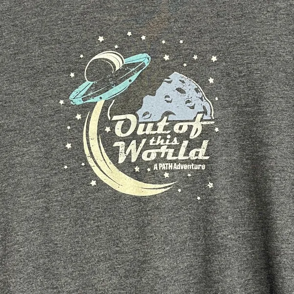 Next Level Apparel A PATH Adventure Out Of This World Short Sleeve Crew Neck Tee T-Shirt Large - Image 3