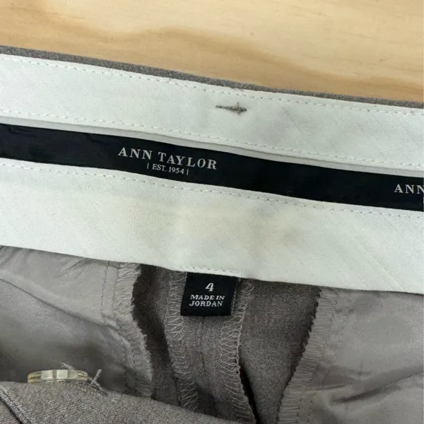 Ann Taylor Women's Classic Career Business Casual Trouser Pants Cedar‎ Heather 4 - Image 6