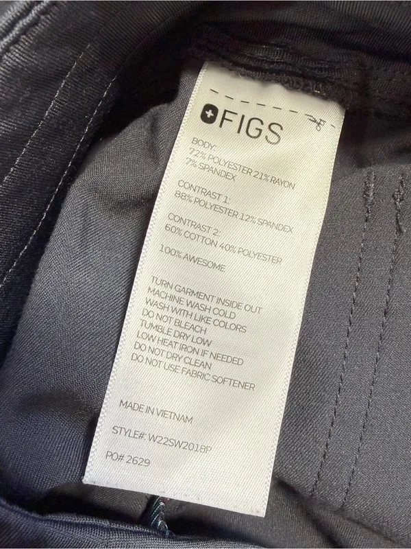 Figs Women’s Zamora Jogger Scrub Pants Pride Edition in Gray XSP - Image 8