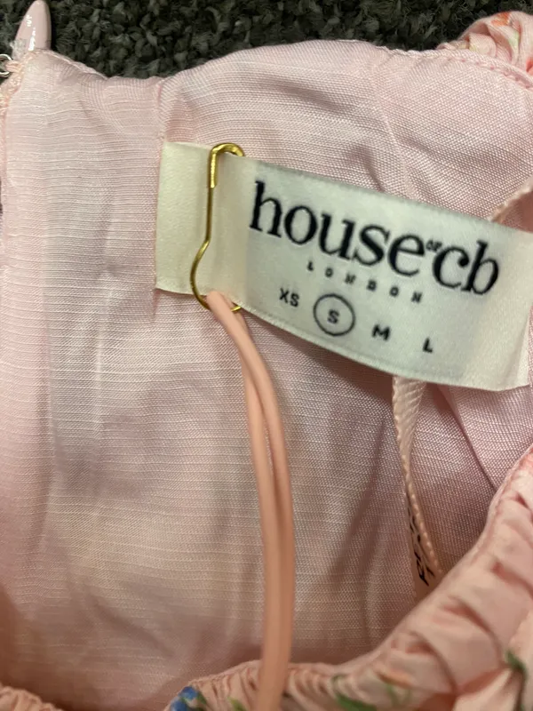 House Of CB Henrietta Shirred Bralette Top Size S - Image 5