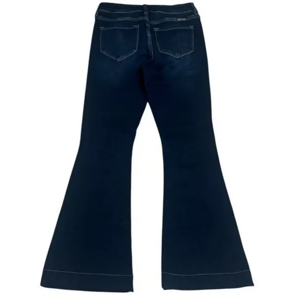 KanCan Parker High Rise Trouser Flare Dark‎ Wash Capsule Comfort Rodeo 9/28 - Image 7