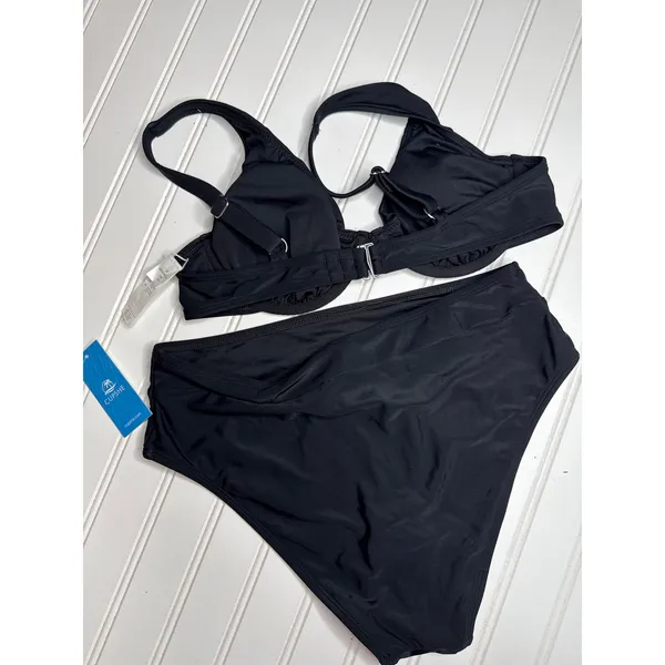 NWT Cupshe Lot of 2 Two Piece Bikinis 2-PC Bathing Suit Swim Beach Paddle Sz M - Image 6