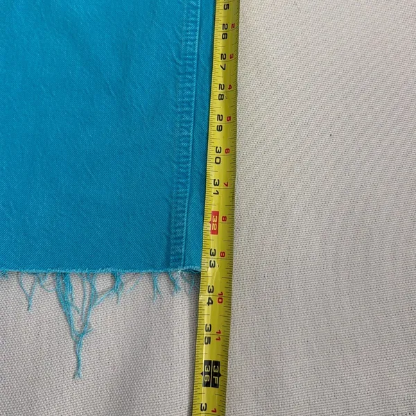 Zara‎ Wide Leg Blue Raw Hem Long Wide Leg pants size 2 - Image 8