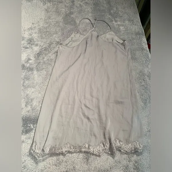 Aerie gray nightgown slip dress small - Image 7