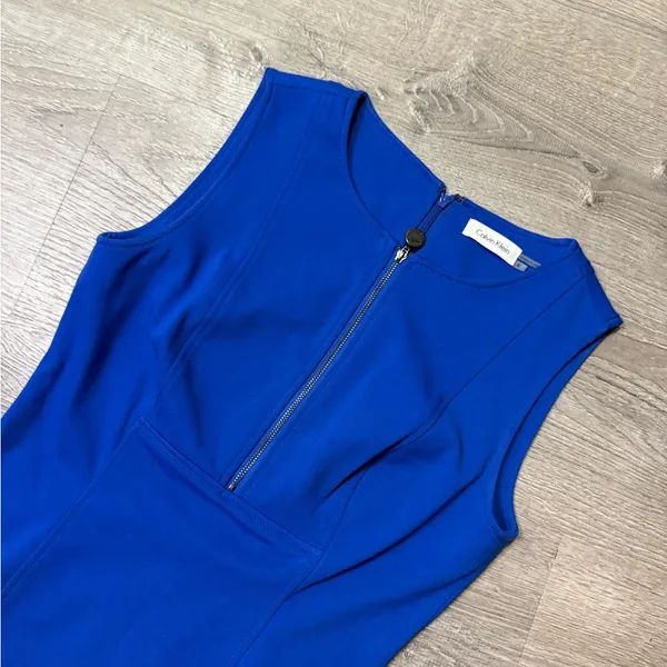 •CALVIN KLEIN• BLUE DRESS - Image 2
