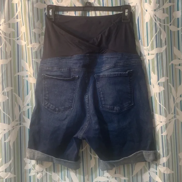 Isabel Maternity Women's Crossover Panel Bermuda Maternity Jeans Size 10 - Image 5