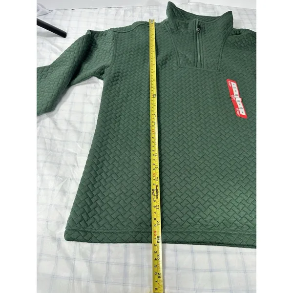 BCG Sycamore Green Quilted 1/4 Zip Pullover - NWT Size S - Image 7