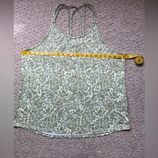 NIKE Green Ornate Print Strappy Tank Top Size XXL - Image 13