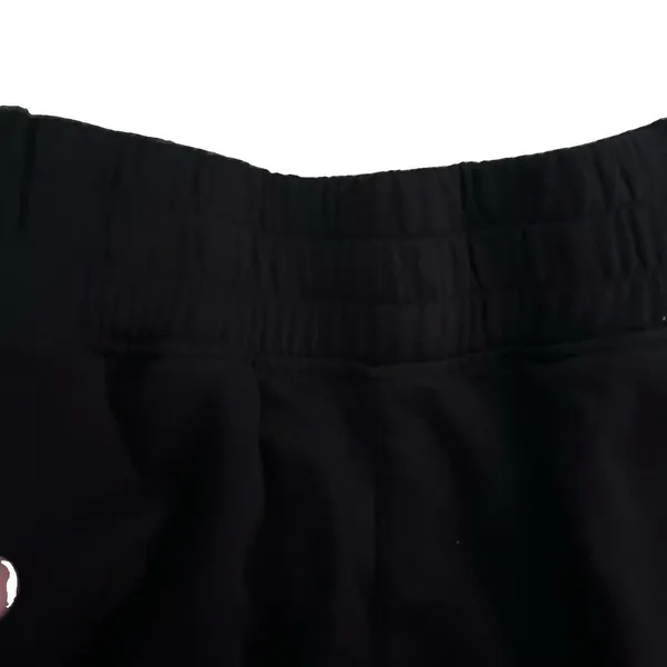 Tommy Hilfiger Athletic Shorts Size S Black Wide Leg Elastic Waist Logo Pockets - Image 3