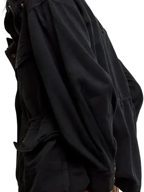 Free People We The Free Arya Utility Jacket Black Small NWOT - Image 7