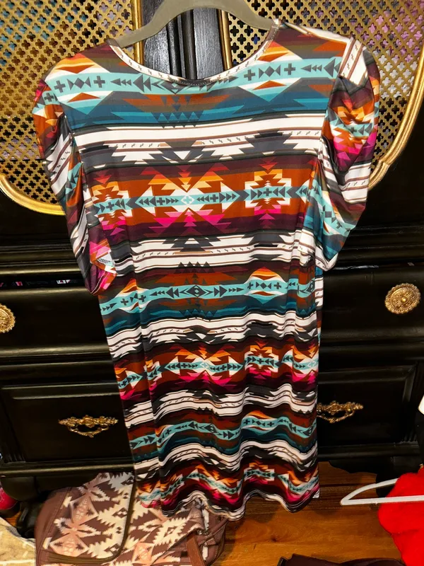 Sterling Creek Aztec dress Multiple Size XS - Image 3