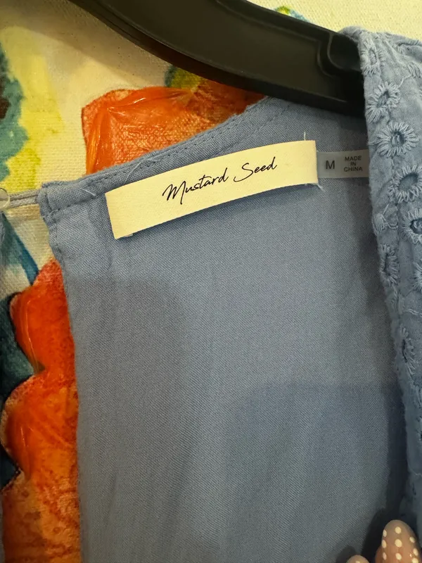 Mustard Seed Dress Blue - Image 2