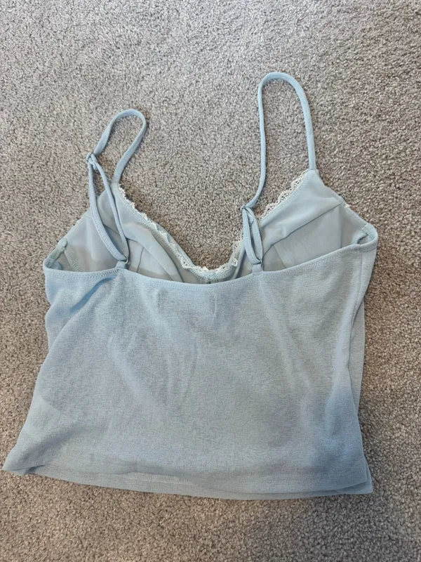 White Fox Blue Tank Top - Image 3