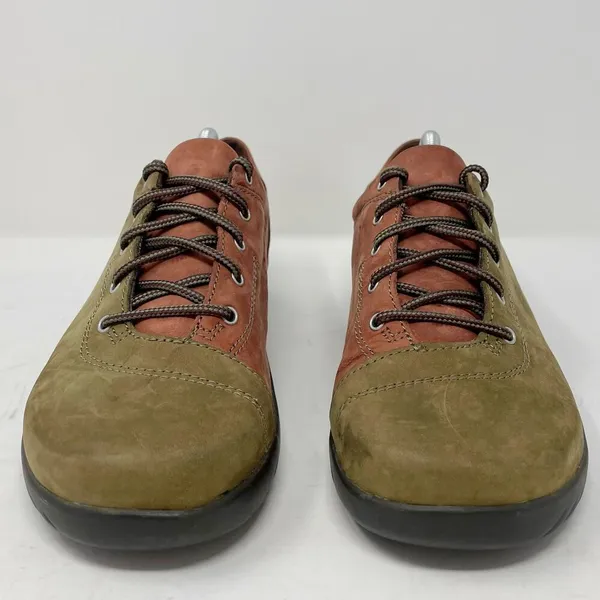 Klogs Leather Nubuck Lace Up Myra Sneakers Womens Size 7 Red Green - Image 3