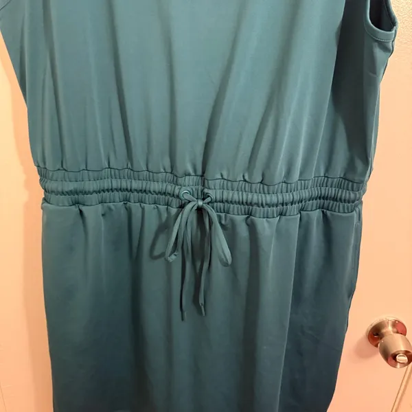 Lou & Grey Teal Midi Dress - Image 4
