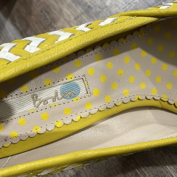 Boden Alice woven leather chevron pumps - Image 5