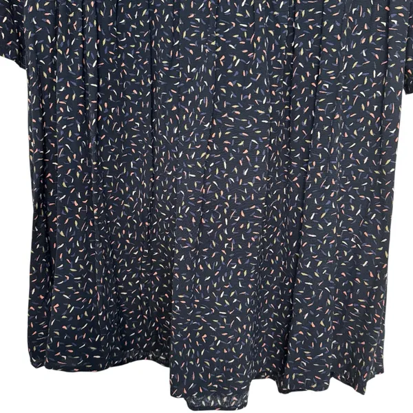 Anthropologie Maeve Juno Blue Colorful Speckle Print Dress Sz Xs - Image 6