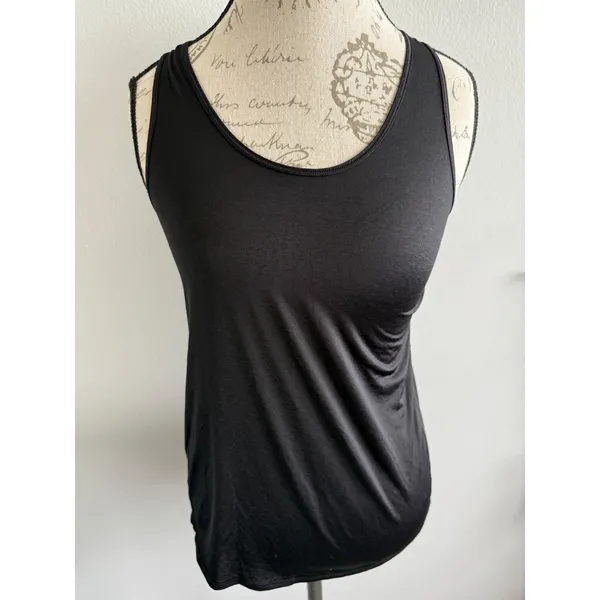 Lululemon‎ Essential Tank Pleated Back Black Size 2 - Image 4
