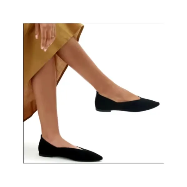 Everlane Black ReKnit 40 Hour Pointed Toe Ballet Flats US 11 - Image 2