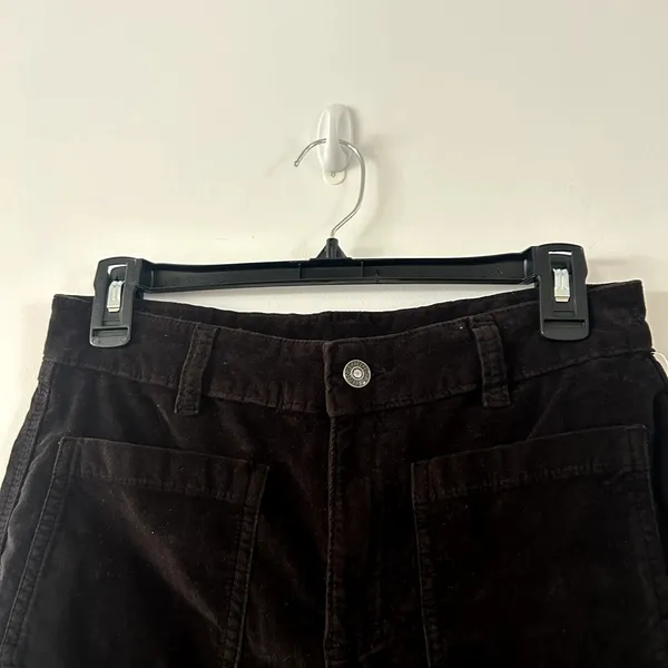 We The Free Free People High Time Kick Flare Black Pants Size 8 - Image 4