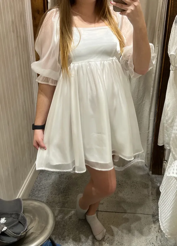 Lizard Thicket Dress White - Image 3