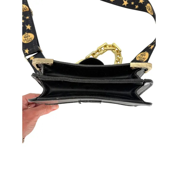 Black Crossbody Bag Gold Chain Star Guitar Strap‎ Jingpin Mini Shoulder Handbag - Image 13