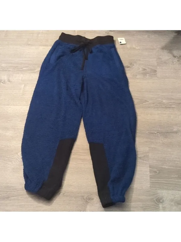 Free people cuddle up joggers prep school blue size small - Image 2