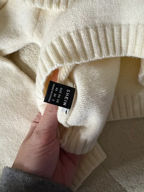 SheIn Fold Over Sweater - Image 3