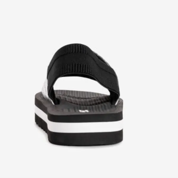 Muk luks womens epic tour sandals flats black quilted Slingback shoes size 8 - Image 2