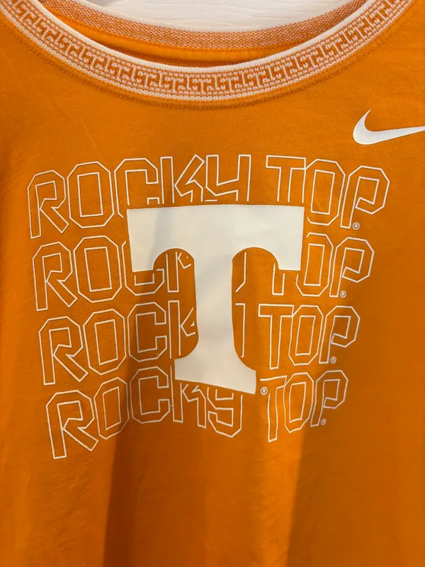 Nike University Of Tennessee Cropped Tee - Image 3