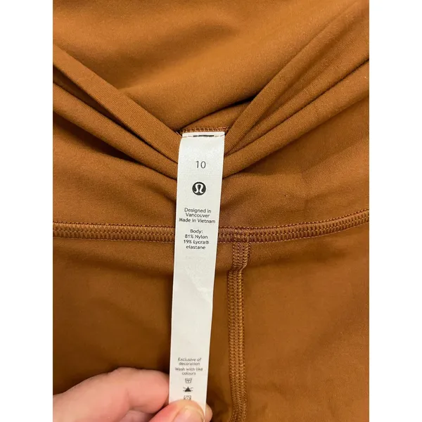 NEW Lululemon Align High-Rise Pant 25"Copper Brown Size: 10 - Image 8