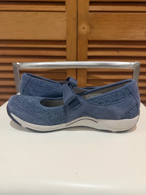 Dansko Hennie Blue Suede Mary Jane Comfort Shoes 37 US 6.5 - Image 13