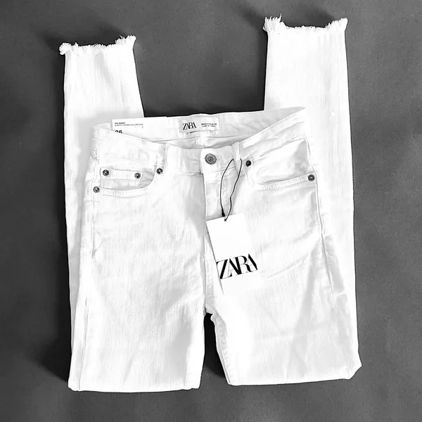 NWT ZARA Premium Skinny Jeans Stretch High Waist Bloggers Fav - Image 7